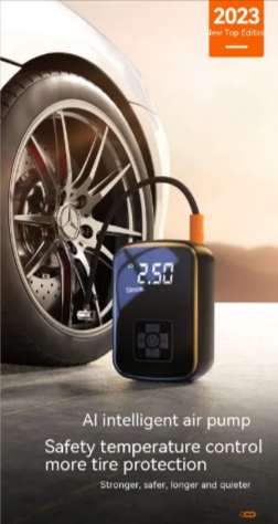 Puffr's RapidPump™ Portable Tire Inflator | Cordless Smart Car Pump with LED Light