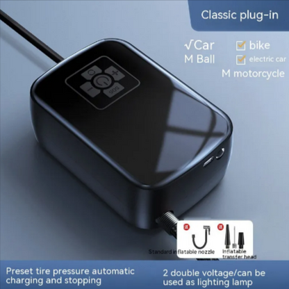 Puffr's RapidPump™ Portable Tire Inflator | Cordless Smart Car Pump with LED Light